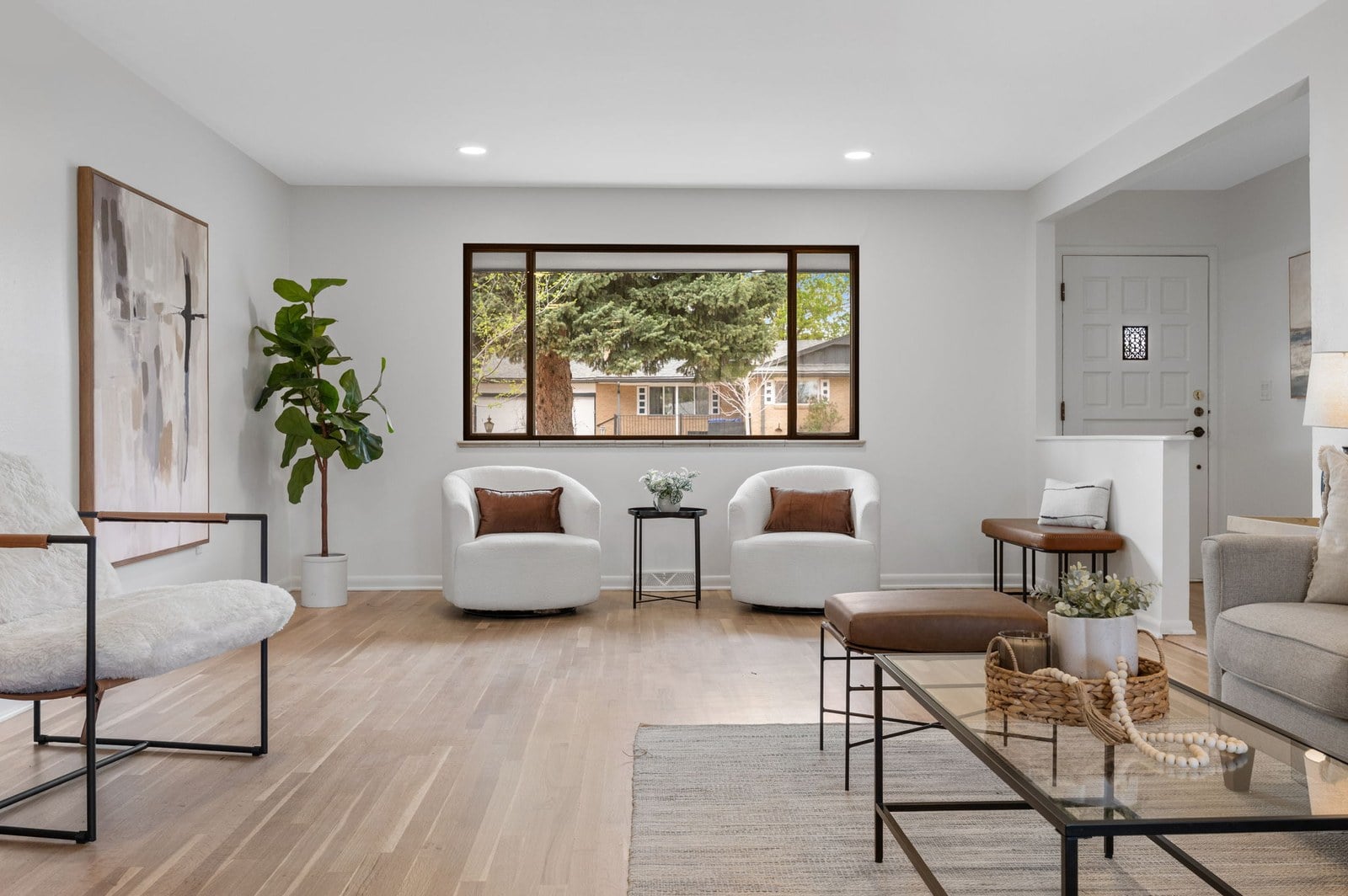 Bright, updated interior of a Denver home for sale — FORM at Compass Denver