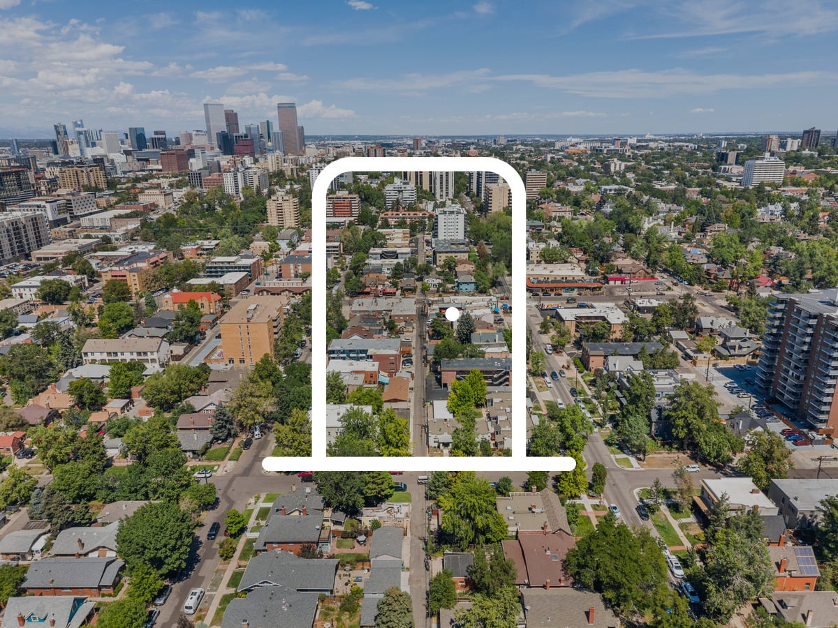 1916 Craftsman half-duplex for sale in Denver's Alamo Placita historic district