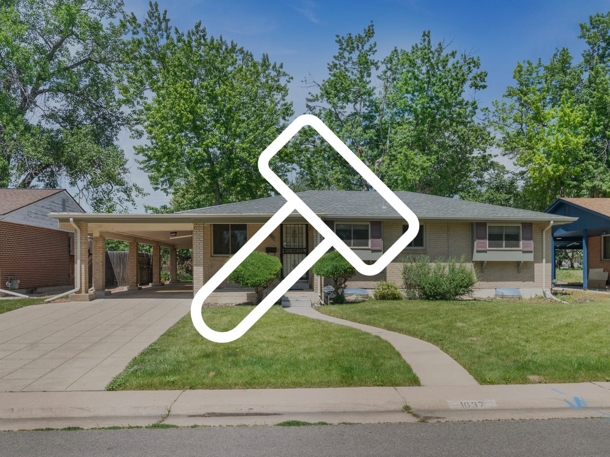 Mid-century brick ranch home in Belcaro, Denver, being considered for renovation before selling