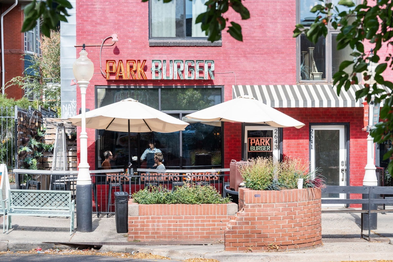 Tennyson Street cafe and restaurant district in Berkeley, Denver