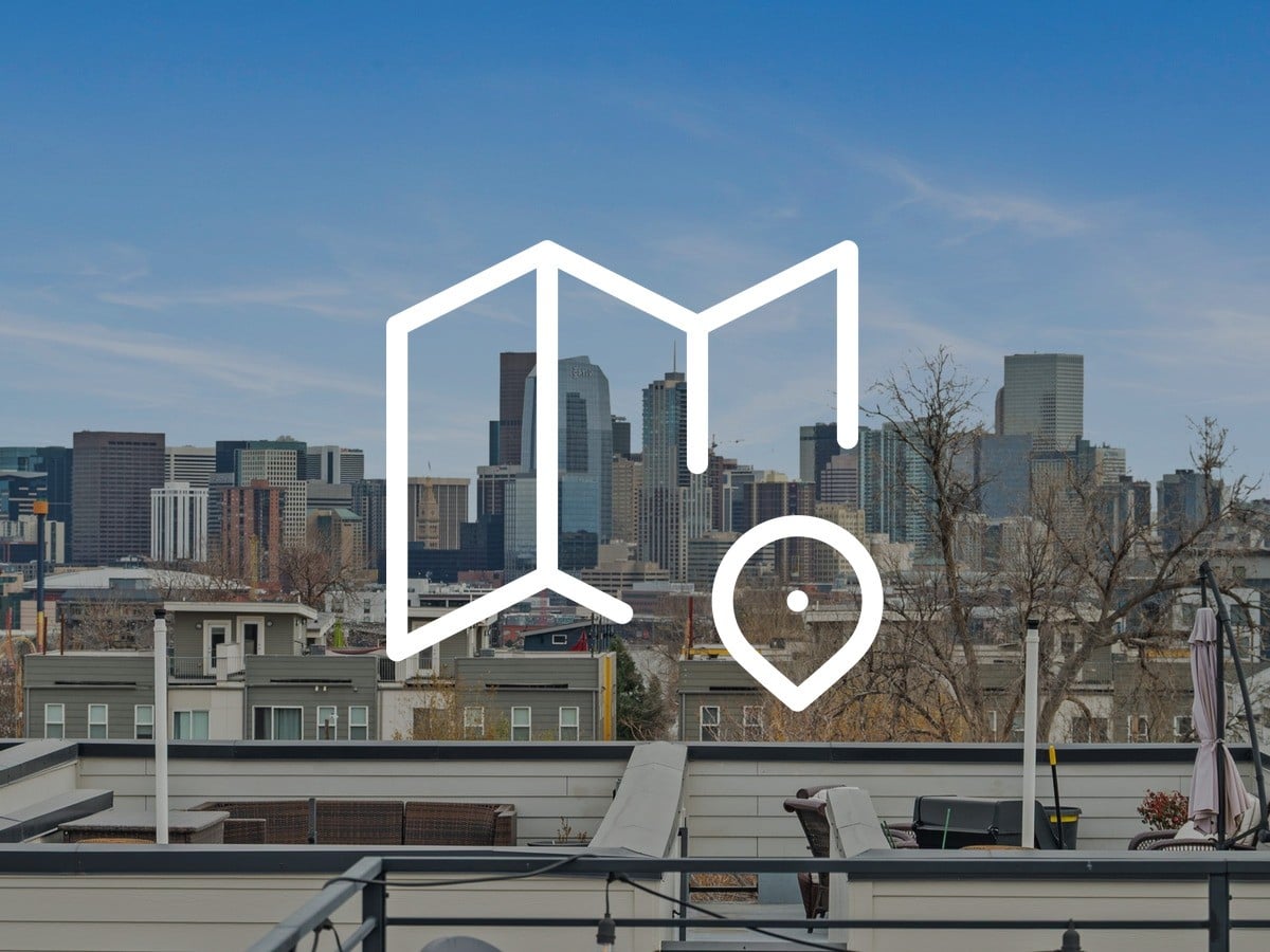 Denver skyline seen from a LoDo rooftop deck, Denver neighborhoods that feel like New York City