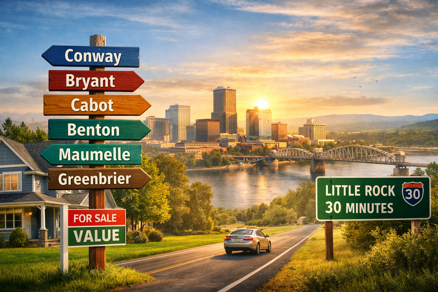 Arkansas commute time