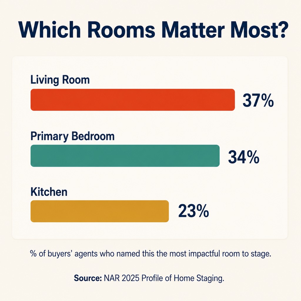 Most Important Rooms to Stage for Home Sellers