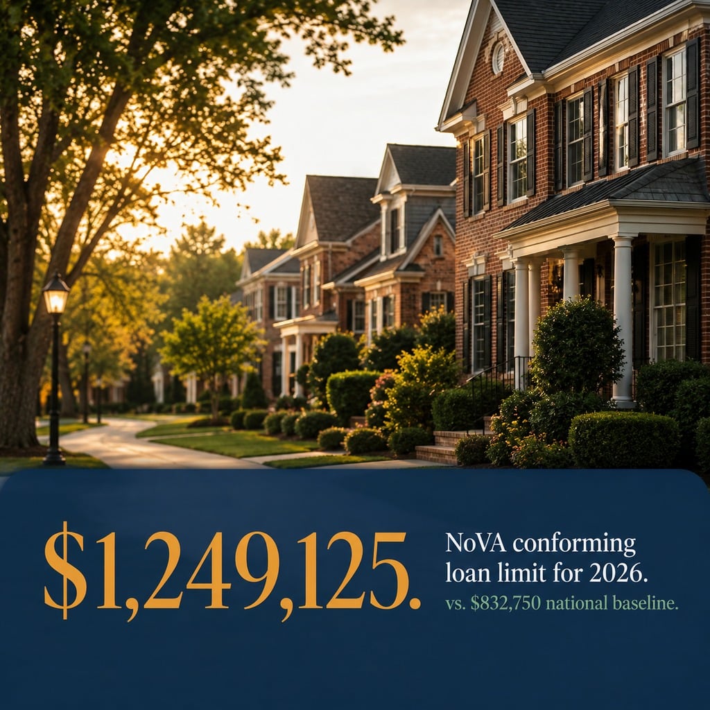 Northern Virginia Conforming Loan Limit vs National Baseline