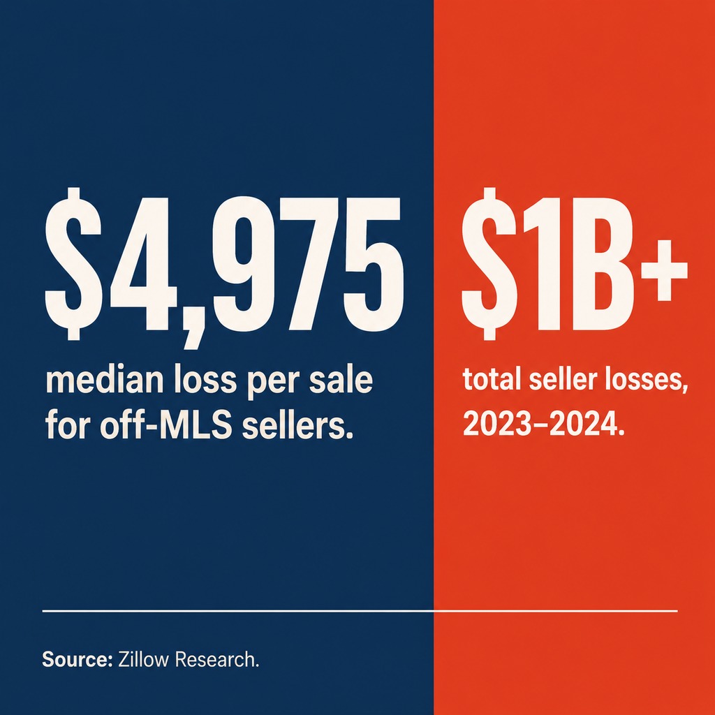 Off-MLS Seller Price Loss Nationwide