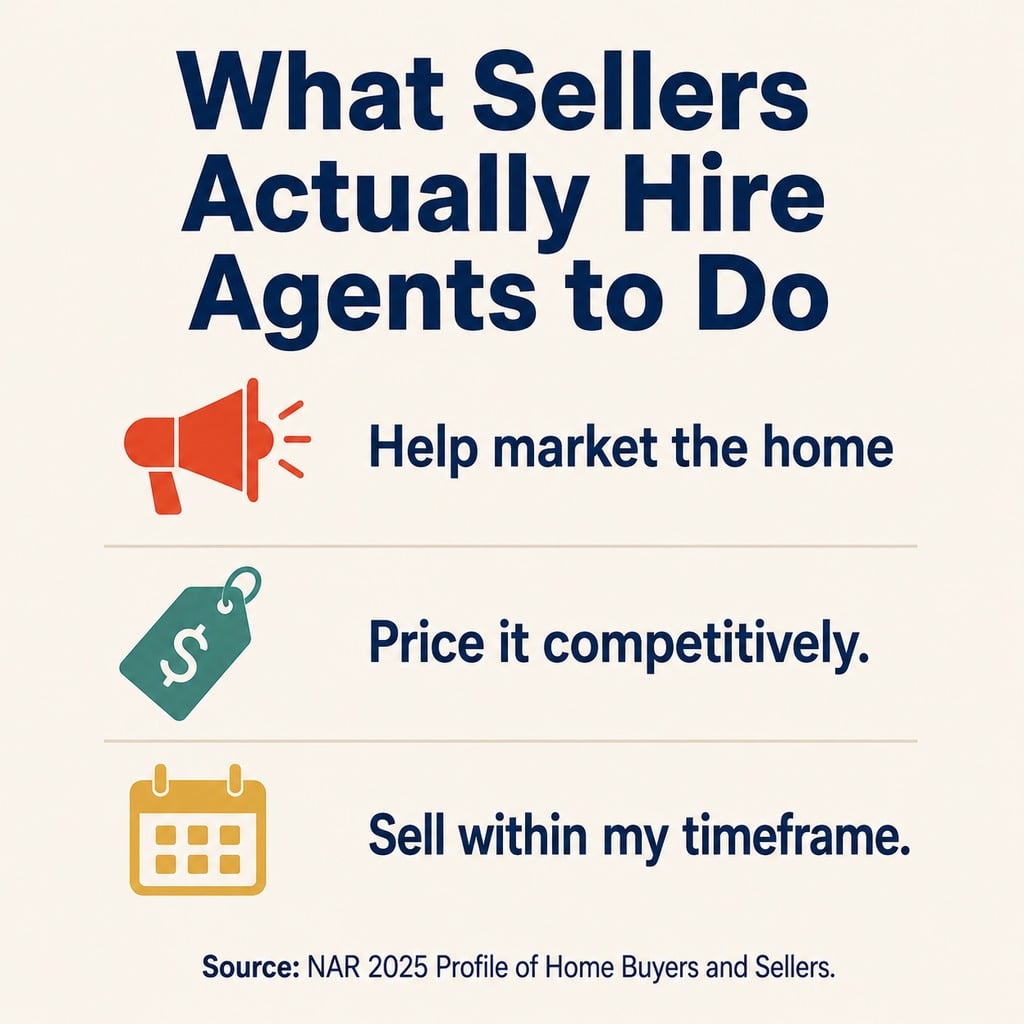 Top Three Seller Priorities When Hiring an Agent