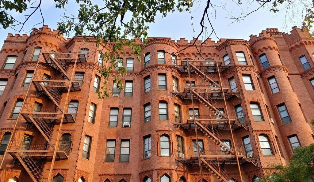 Brown building boston