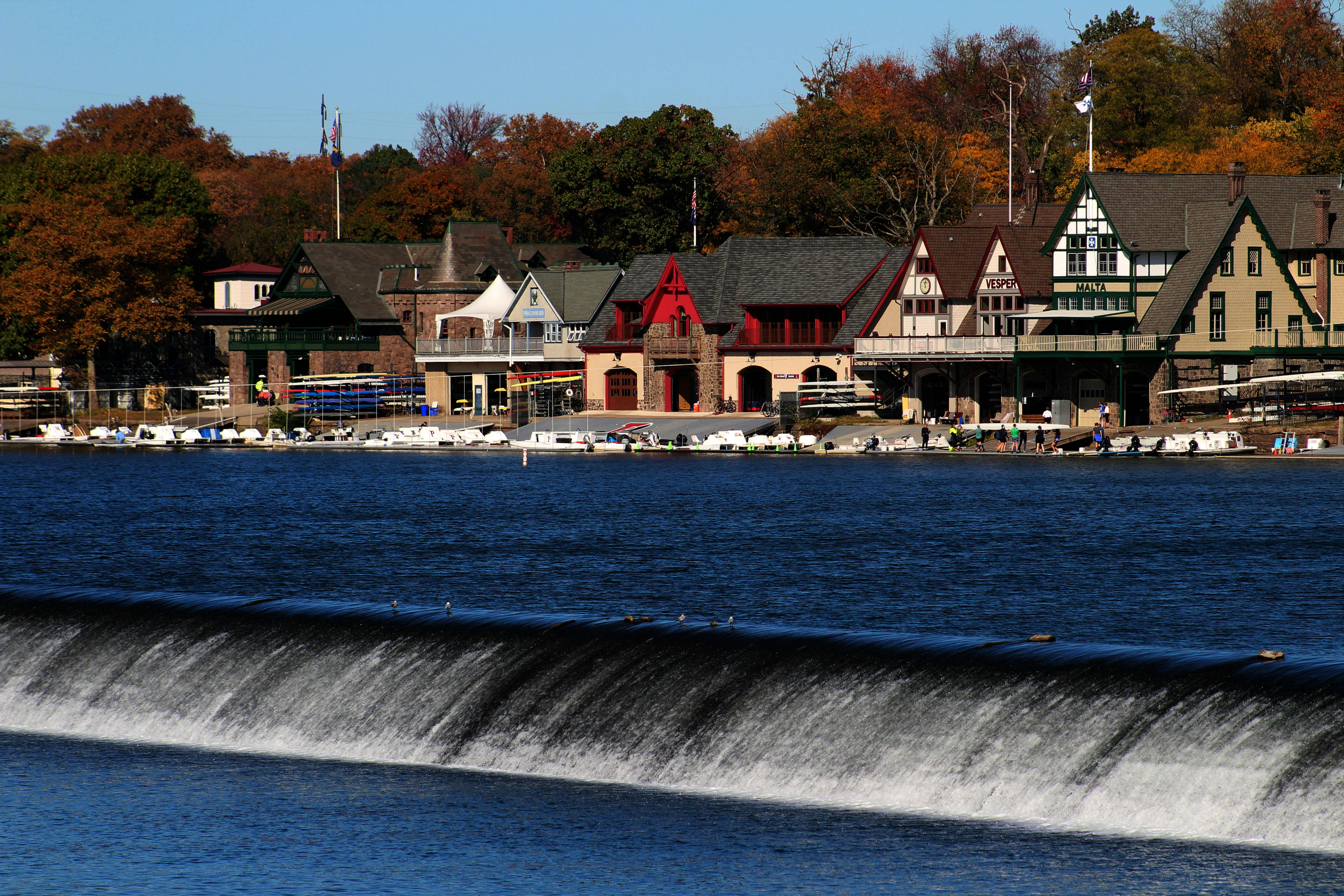 Boathouse Row in Philly