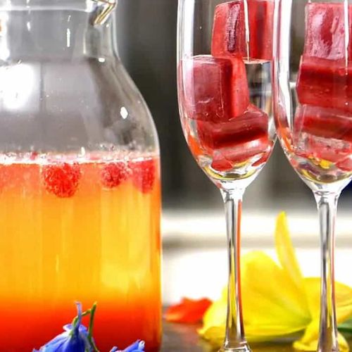 Raspberry Sunrise Mimosa Recipe