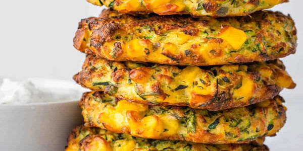 Zucchini & Corn Fritters Recipe