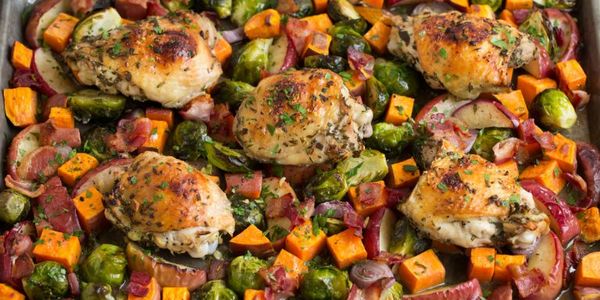 One Pan Autumn Chicken Dinner Recipe