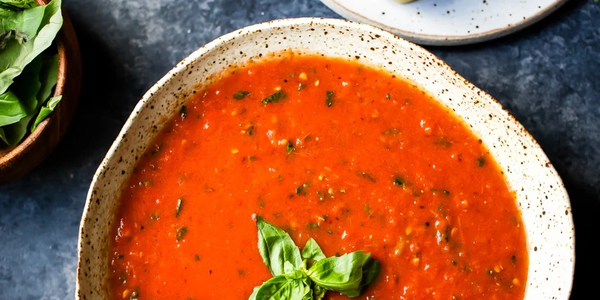 Roasted Tomato Basil Soup Recipe