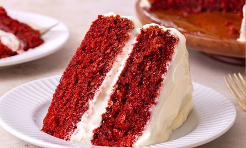 Red Velvet Cake with Cream Cheese Frosting Recipe