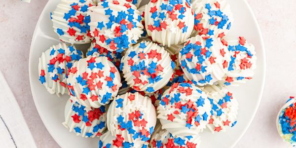 Patriotic Cake Balls Recipe