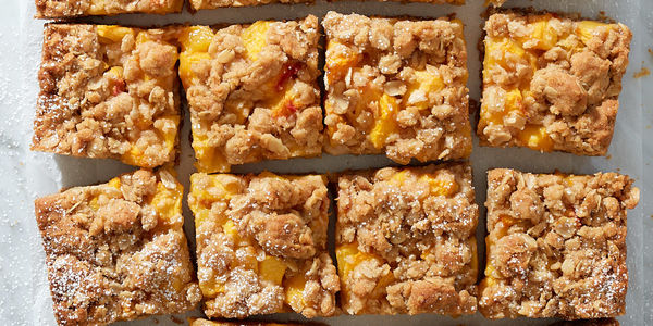 Peach Crumble Bars Recipe