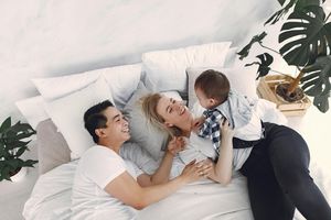 family-on-the-bed