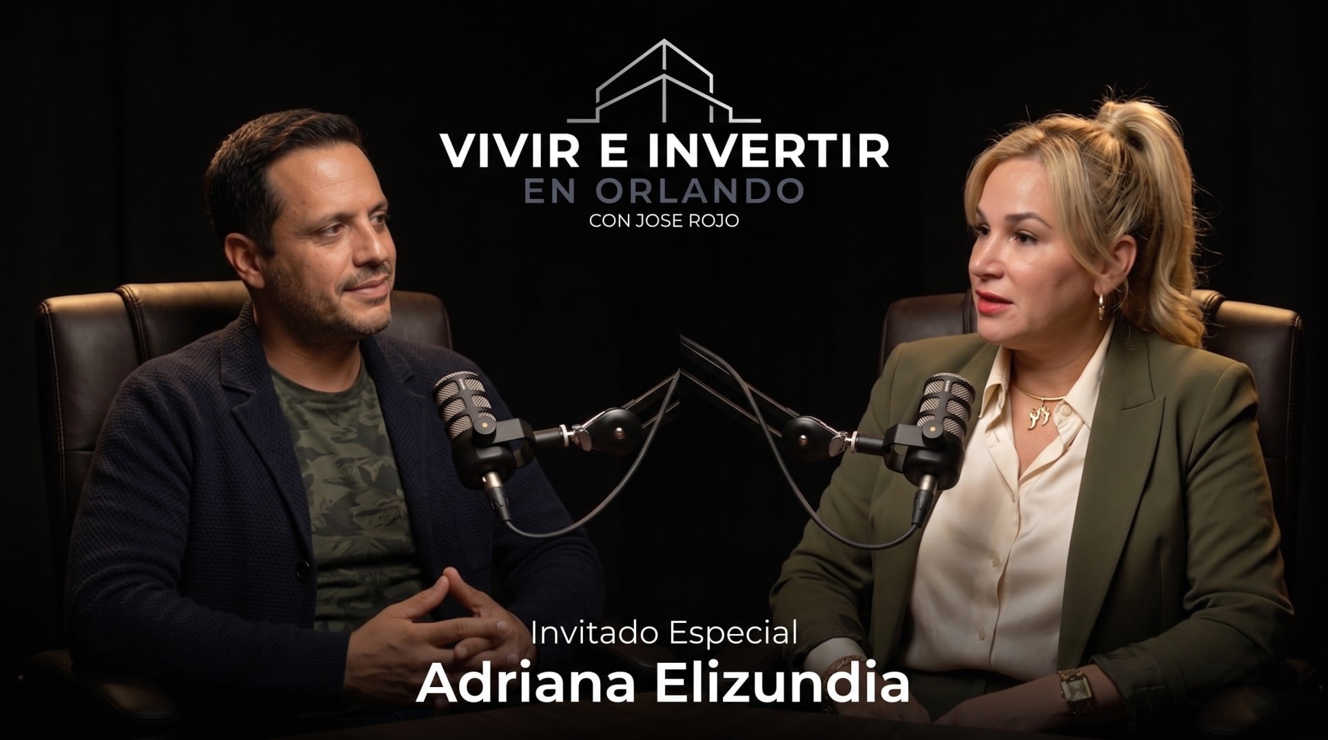 Adriana Elizundia en podcast sobre invertir en real estate en Orlando y terrenos en Central Florida