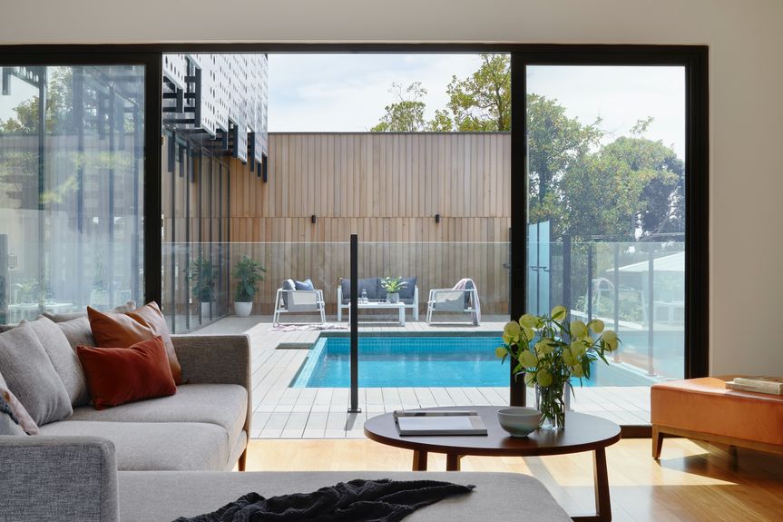 Home with pool photo