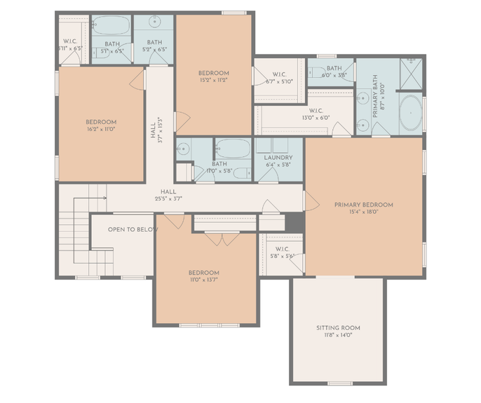 Second Floor Floor Plan