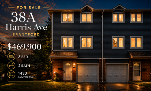 38A Harris Ave Brantford | End-Unit Townhome for &hellip;