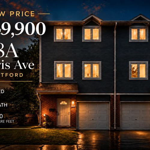 38A Harris Ave Brantford | End-Unit Townhome for First-Time Buyers and Investors