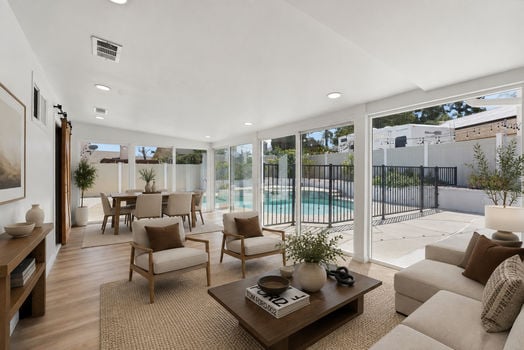 Cvirtual staging sun room