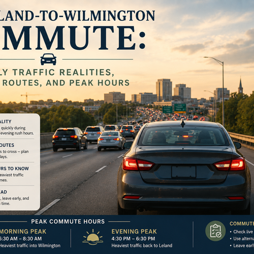 The Leland-to-Wilmington Commute: Daily Traffic Realities, Bridge Routes, and Peak Hours