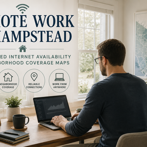 Remote Work in Hampstead: High-Speed Internet Availability & Neighborhood Coverage Maps