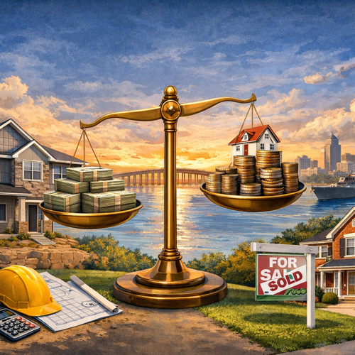 Should You Buy New Construction or a Resale Home in Hampton Roads? A 2026 Cost Comparison