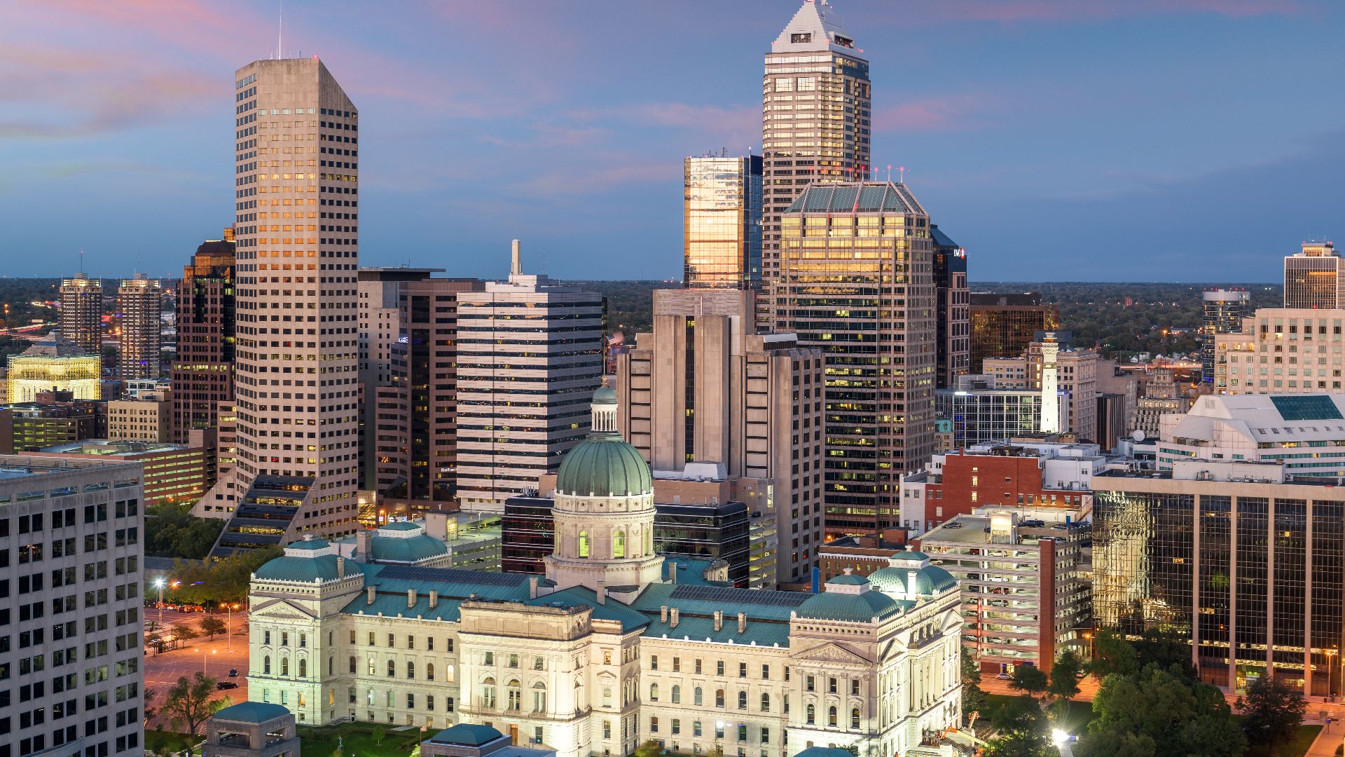 Indianapolis, State House – Indiana State Capitol Building in Indianapolis