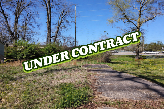 Vacant lot under contract