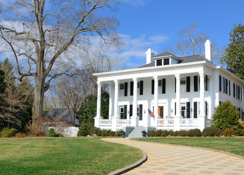 Historic Antebellum house in Madison, Georgia