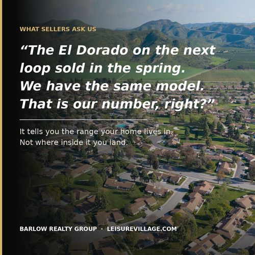 Same Model, Same Street, a Different Number — What Actually Separates Two Leisure Village Sales