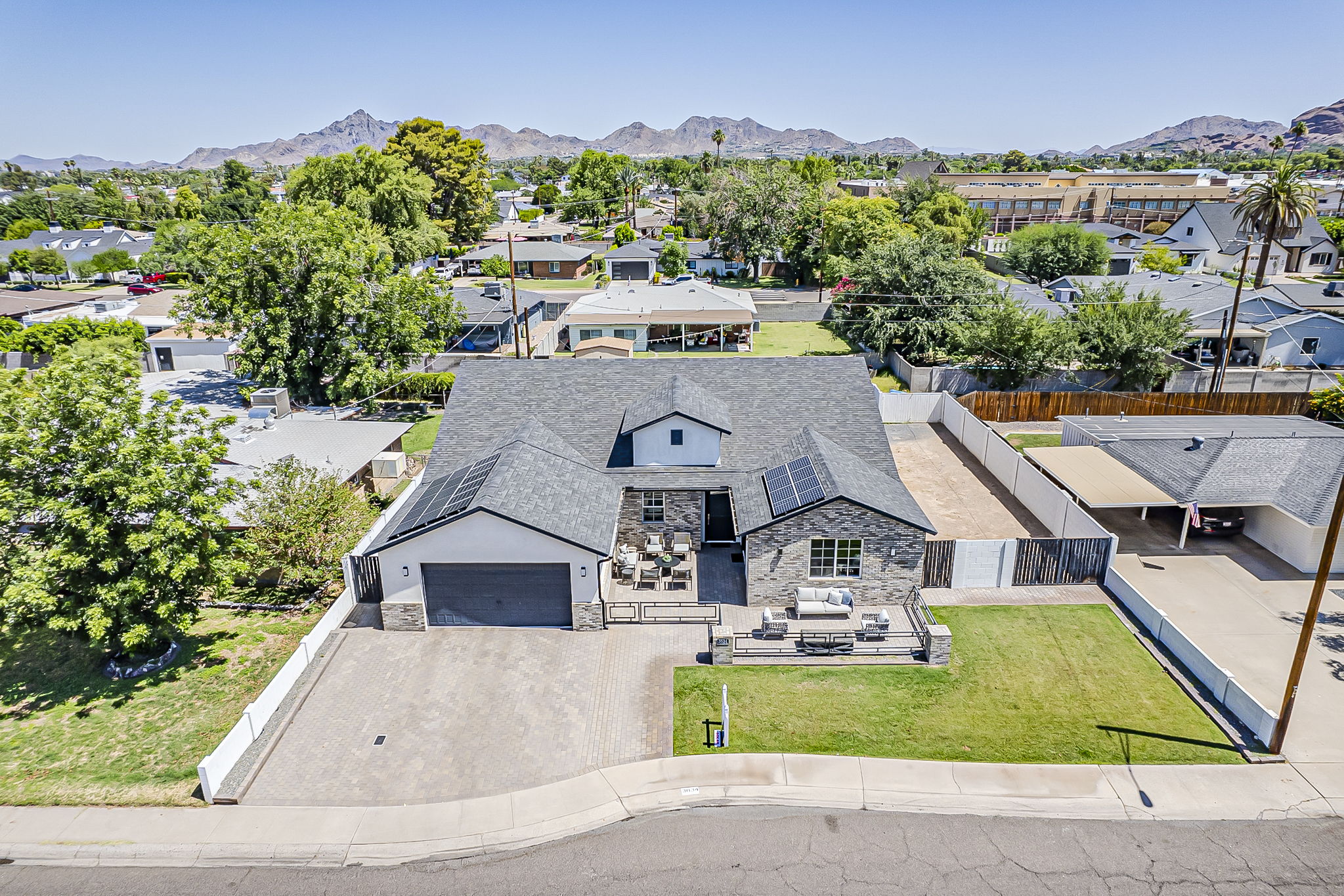 Aerial View of Camelback Mountain