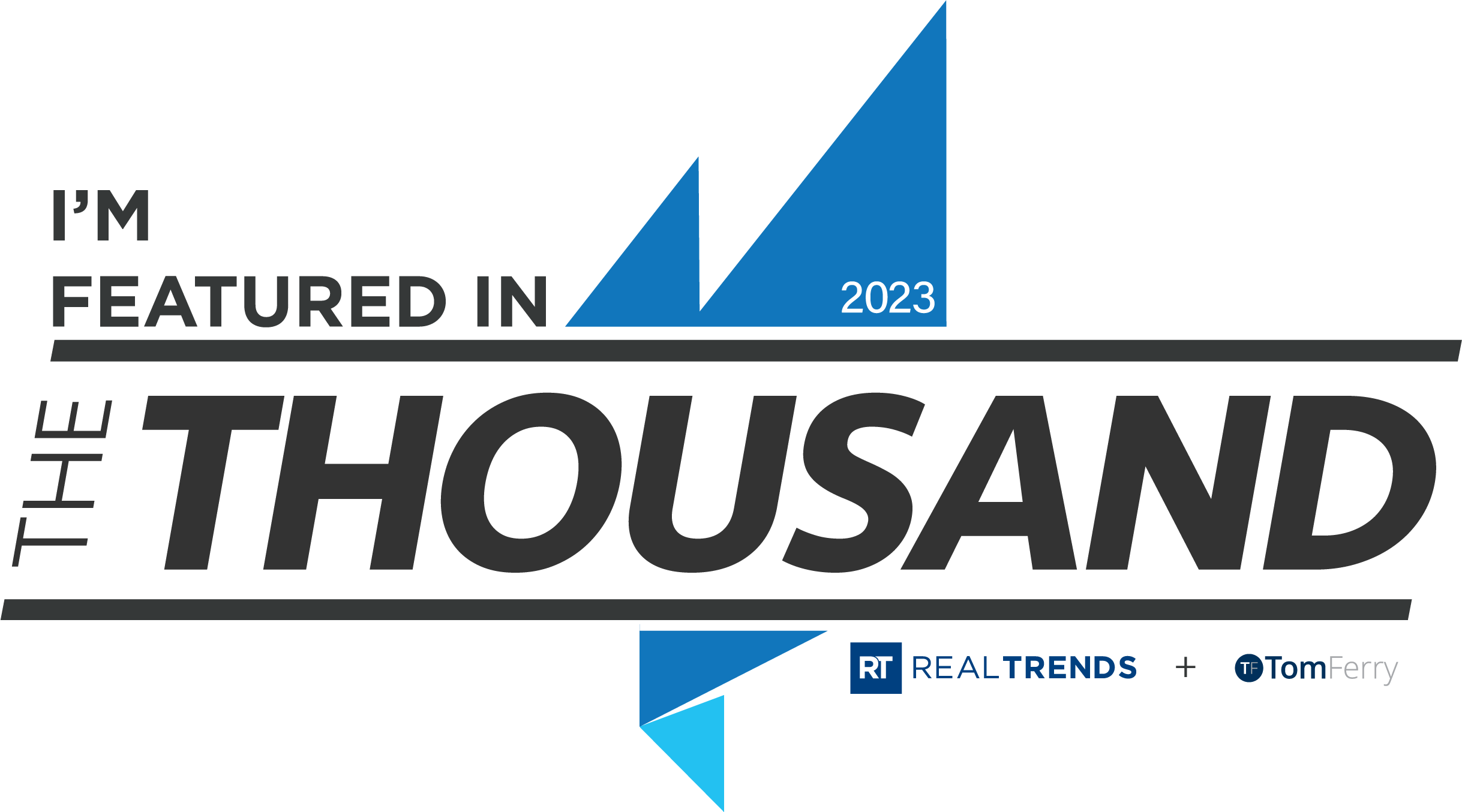 RealTrends Thousand _I_m Featured In_ High-Res Transparent Logo