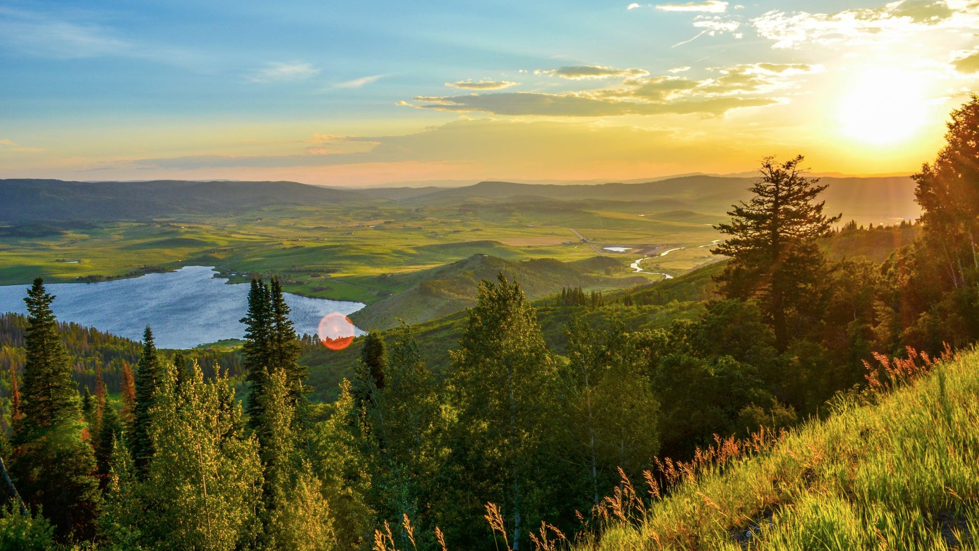 Picture in Steamboat at Sunset