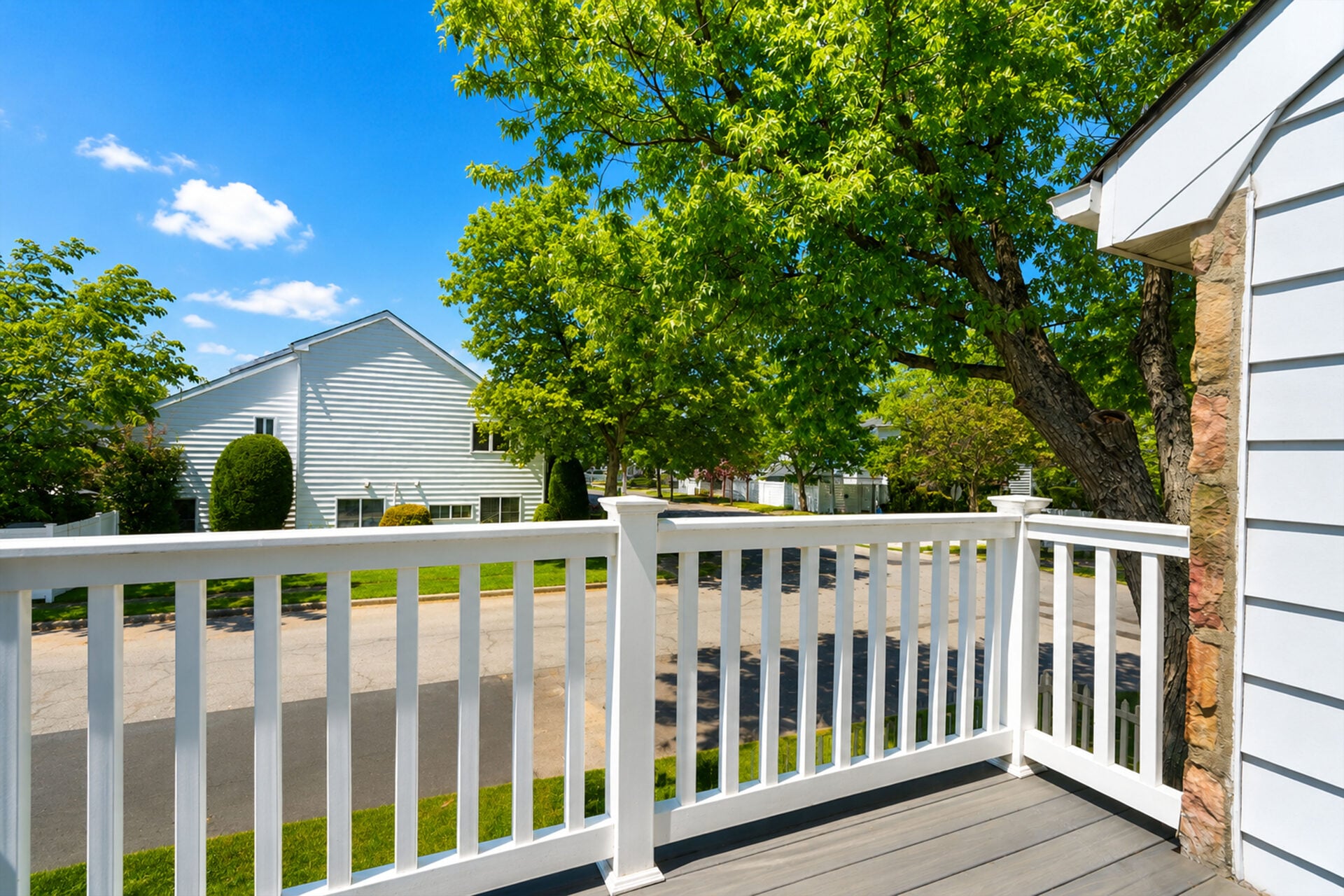 20 Kyle Court Private Fenced Yard From Balcony