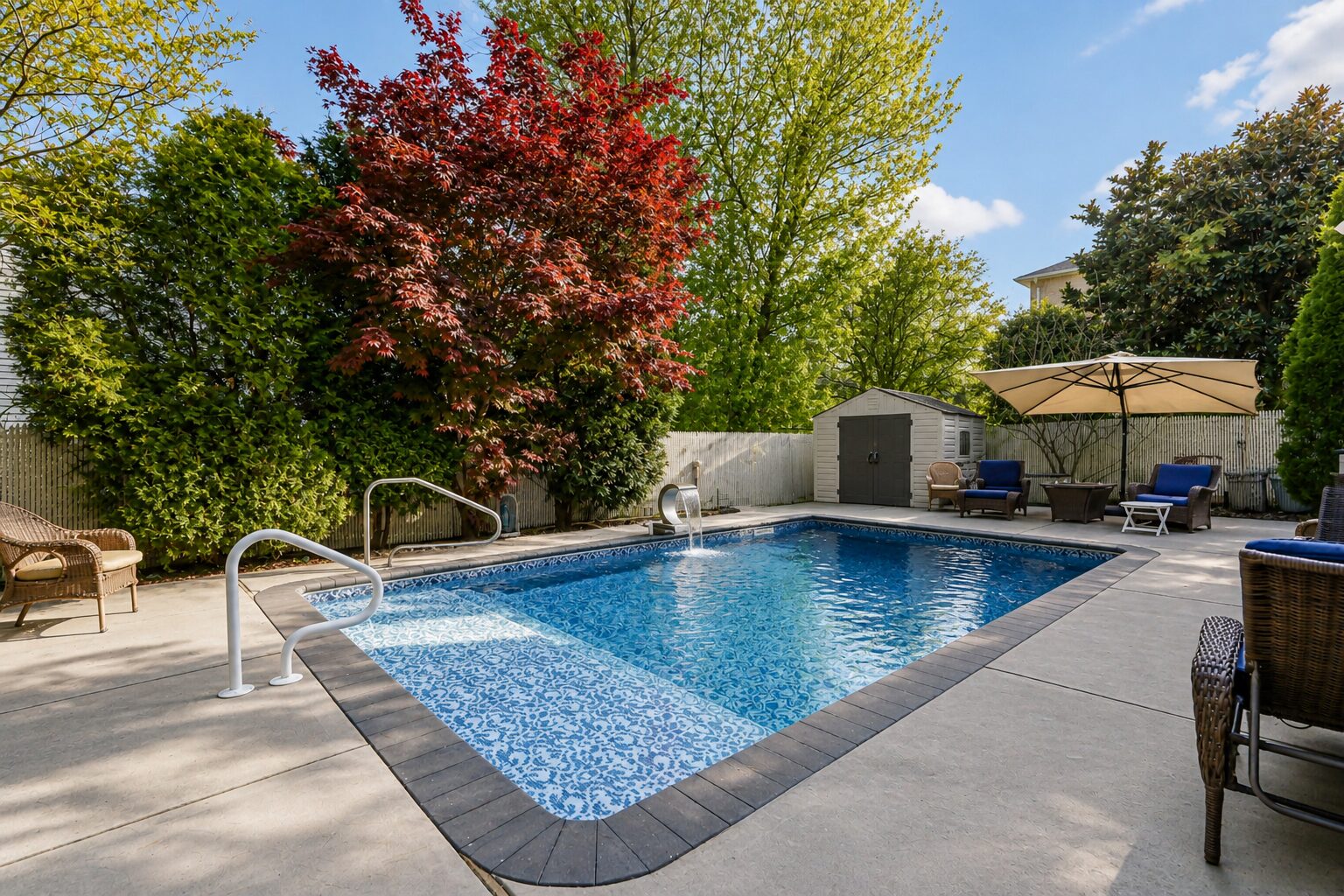 4816 Hylan Boulevard Annadale Backyard In-Ground Pool