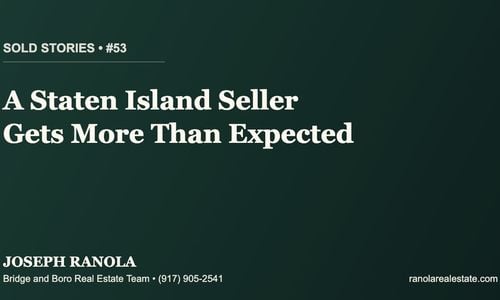 Sold Stories #53: A Staten Island Seller Lists …