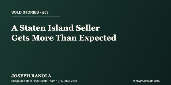 Sold Stories #53: A Staten Island Seller Lists &hellip;