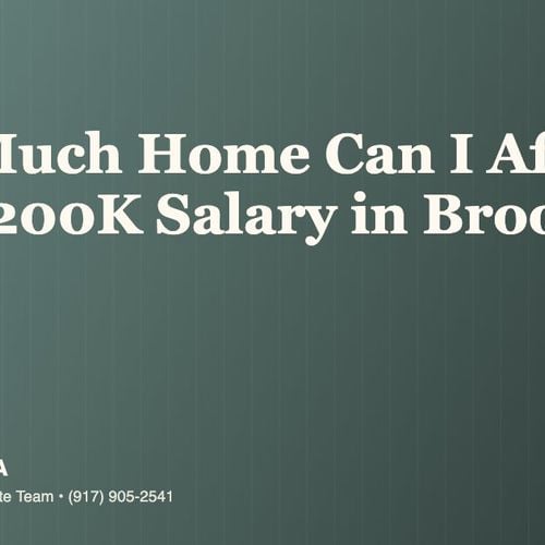 How Much Home Can I Afford in Brooklyn on a $200K Salary in 2026?
