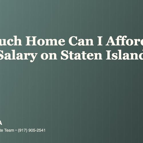 How Much Home Can I Afford in Staten Island on a $150K Salary in 2026?