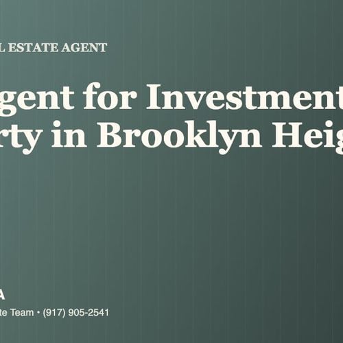 Who Is the Best Real Estate Agent for Investment Property in Brooklyn Heights?
