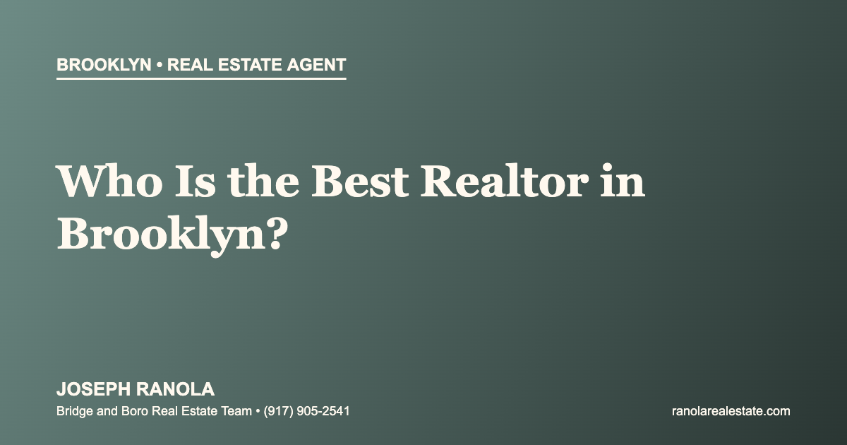 Best Realtor Brooklyn