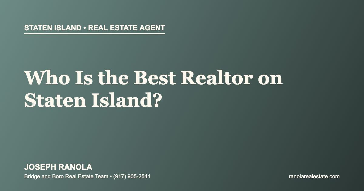 Best Realtor Staten Island