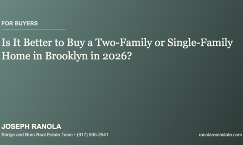 Is It Better to Buy a Two-Family or &hellip;