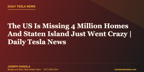 The US Is Missing 4 Million Homes And &hellip;