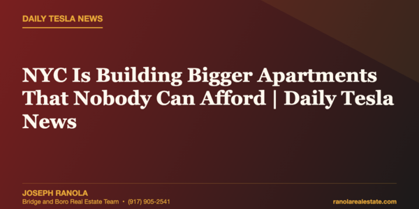 NYC Is Building Bigger Apartments That Nobody Can &hellip;