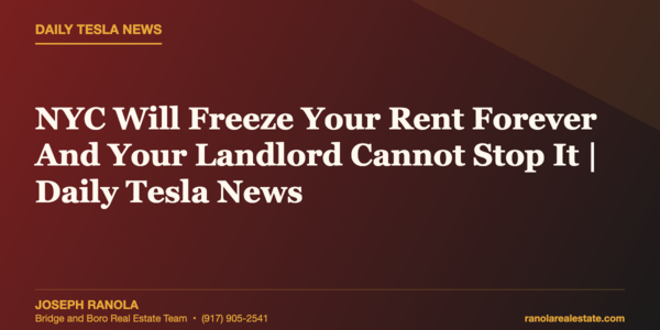 NYC Will Freeze Your Rent Forever And Your &hellip;
