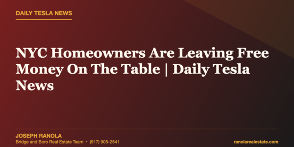 NYC Homeowners Are Leaving Free Money On The &hellip;